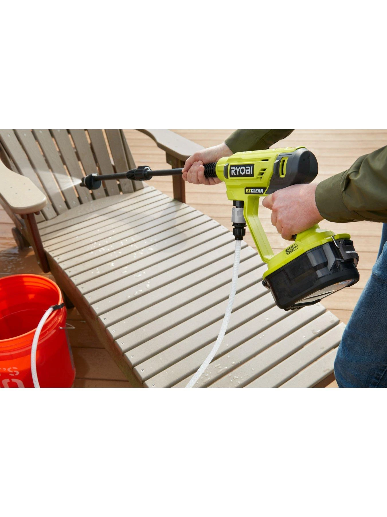 RYOBI RY18PW22A-0 18V ONE+ 22-bar Cordless Power Washer (Battery + Charger Not Included) 7 RYOBI RY18PW22A-0 18V ONE+ 22-bar Cordless Power Washer (Battery + Charger Not Included) - Image 5
