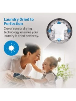 Beko DTLCE70051W 7kg Load, Full Size Condenser Sensor Dryer - White -Appliance Pro QNPXF SQ5 0000000013 WHITE SLd3