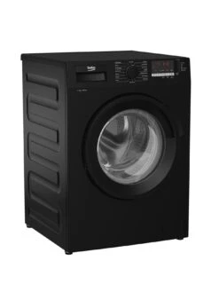 Beko WTL94151B 9kg Load, 1400 Spin RecycledTub™ Washing Machine - Black -Appliance Pro QNQ7T SQ5 0000000004 BLACK SLd3