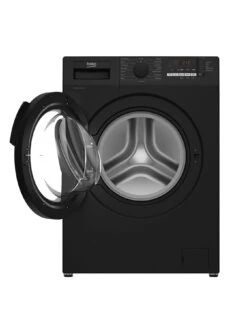 Beko WTL94151B 9kg Load, 1400 Spin RecycledTub™ Washing Machine - Black -Appliance Pro QNQ7T SQ6 0000000004 BLACK SLd1