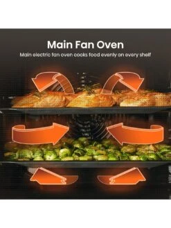 Hisense BID95211BGUK 60cm Wide Built-In Double Oven - Black -Appliance Pro QQTNP SQ5 0000000088 NO COLOR SLd3