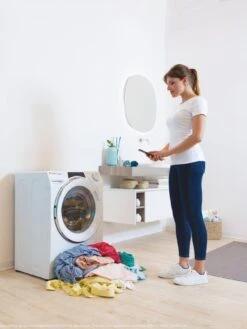 Candy Rapido RO1696DWMCE/1-80 9kg Wash, 1600 Spin Washing Machine - White -Appliance Pro QQUG9 SQ6 0000000013 WHITE SLd4