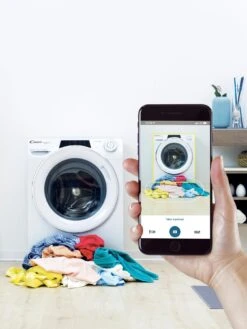 Candy RAPIDO RO1696DWMCEB-80 Wifi Connected 9Kg Washing Machine With 1600 Rpm - Black - A Rated -Appliance Pro QQUGA SQ6 0000000004 BLACK SLd4