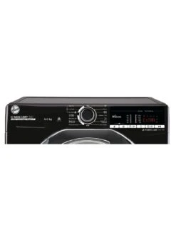 Hoover H-WASH & DRY 300 H3DS4855TACBE 8kg Wash / 5kg Dry Washer Dryer With 1400 Rpm Spin - Black -Appliance Pro QR6NT SQ5 0000003539 BLACK CHROME SLd3