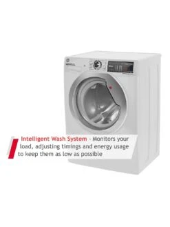 Hoover H-WASH 300 H3DS41065TACE-80 10+6kg 1400 Washer Dryer - White 12 Hoover H-WASH 300 H3DS41065TACE-80 10+6kg 1400 Washer Dryer - White -Appliance Pro QR6NU SQ4 0000005833 WHITE CHROME SLd2