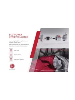 Hoover H-WASH 500 HW 411AMC/1-80 11kg Load, 1400 Spin Washing Machine - White, With Wifi Connectivity - A Rated -Appliance Pro QR6P6 SQ5 0000005833 WHITE CHROME SLd1