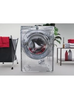 Hoover H-WASH 500 HW 411AMC/1-80 11kg Load, 1400 Spin Washing Machine - White, With Wifi Connectivity - A Rated -Appliance Pro QR6P6 SQ6 0000005833 WHITE CHROME SLd2