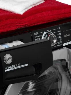 Hoover H-WASH 300 H3W495TACBE/-80 9kg Load, 1400 Spin Washing Machine - Black -Appliance Pro QR6PC SQ3 0000003539 BLACK CHROME SLd1