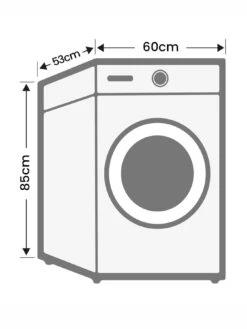 Hoover H-WASH 300 H3W495TACBE/-80 9kg Load, 1400 Spin Washing Machine - Black -Appliance Pro QR6PC SQ6 0000003539 BLACK CHROME SLd4