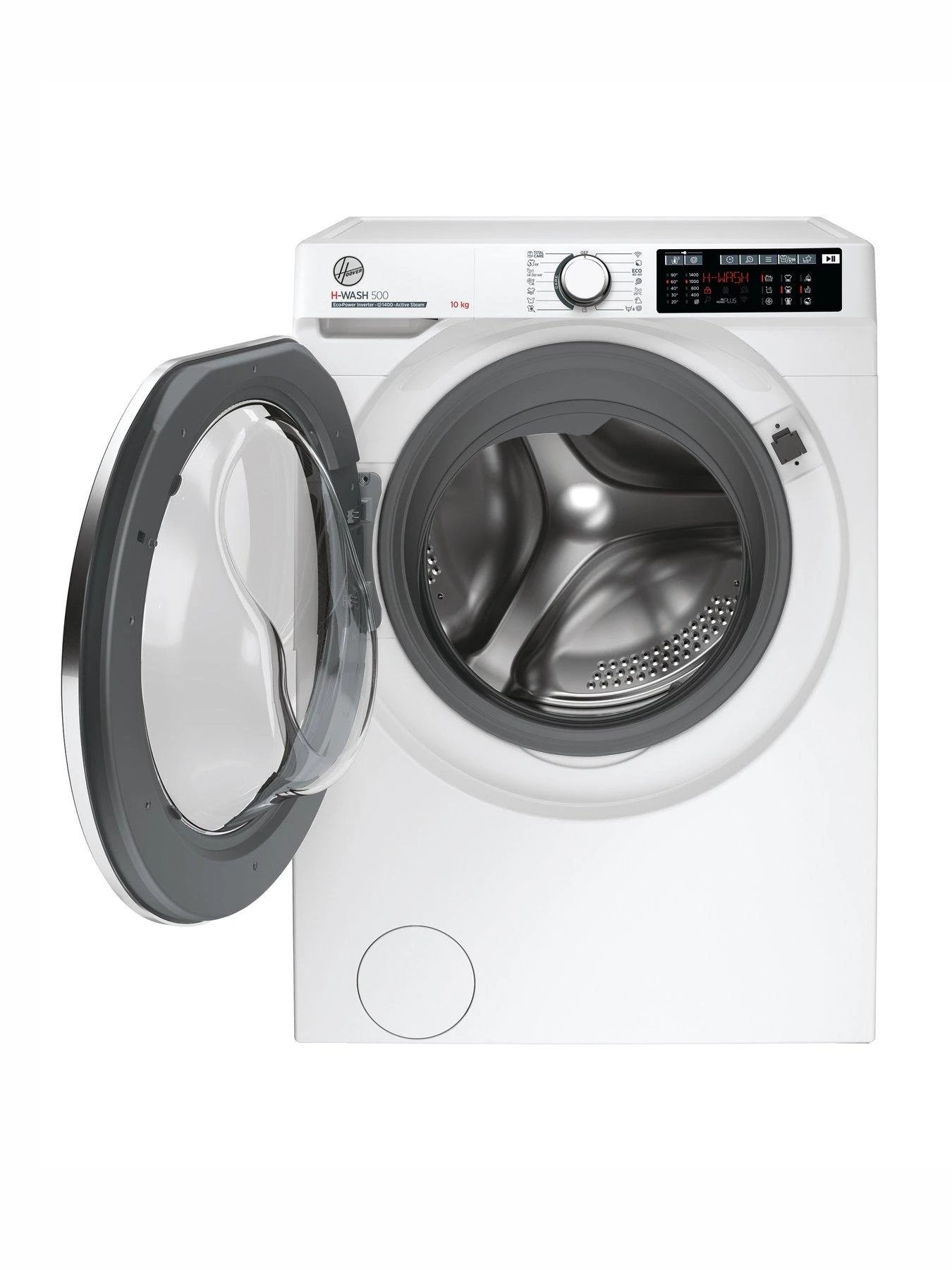 Hoover H-WASH 500 HW 410AMC/1-80 10kg Load, 1400 Spin Washing Machine - White, With Wifi Connectivity - A Rated 4 Hoover H-WASH 500 HW 410AMC/1-80 10kg Load, 1400 Spin Washing Machine - White, With Wifi Connectivity - A Rated - Image 2