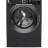Hoover H-WASH 500 HW 410AMBCB/1-80 10kg Load 1400 Spin Washing Machine - Black, With Wifi Connectivity - A Rated -Appliance Pro QR6PG SQ1 0000003539 BLACK CHROME SLf