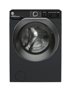 Hoover H-WASH 500 HW 412AMBCB 12kg Load, 1400 Spin Washing Machine with Wifi Connectivity - Black - A Rated
