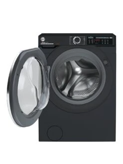 Hoover H-WASH 500 HW 414AMBCB 14kg Load, 1400 Spin Washing Machine, Wifi Connectivity - Black - A Rated 11 Hoover H-WASH 500 HW 414AMBCB 14kg Load, 1400 Spin Washing Machine, Wifi Connectivity - Black - A Rated -Appliance Pro QR6PM SQ2 0000003539 BLACK CHROME SLb