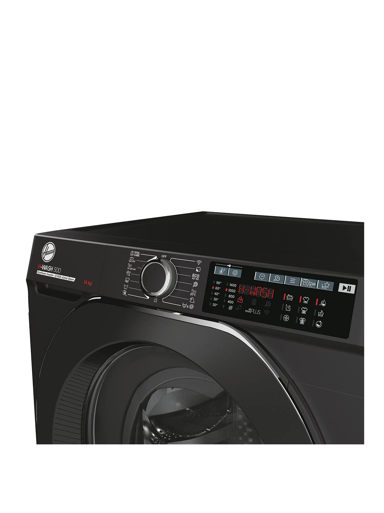 Hoover H-WASH 500 HW 414AMBCB 14kg Load, 1400 Spin Washing Machine, Wifi Connectivity - Black - A Rated 5 Hoover H-WASH 500 HW 414AMBCB 14kg Load, 1400 Spin Washing Machine, Wifi Connectivity - Black - A Rated - Image 3