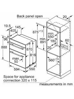 Bosch MHA133BR0B Built-In Double Oven - Stainless Steel And Black 13 Bosch MHA133BR0B Built-In Double Oven - Stainless Steel And Black -Appliance Pro QRYKN SQ6 0000000013 WHITE SLd4