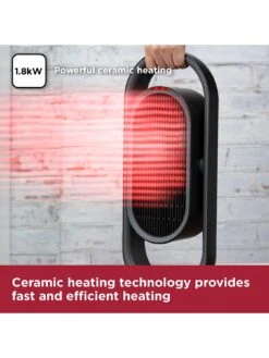 Black & Decker 1.8KW Digital Ceramic Heater -Appliance Pro QT9QW SQ3 0000000088 NO COLOR SLd1