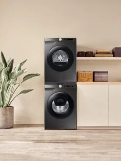 Samsung Series 6 DV90T5240AN/S1 OptimalDry™ Heat Pump Tumble Dryer - 9kg Load A+++ Rated - Graphite -Appliance Pro QULKC SQ3 0000000527 GRAPHITE SLd1