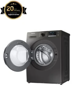 Samsung Series 5 WW80TA046AX/EU ecobubble™ Washing Machine - 8kg Load 1400rpm Spin B Rated - Graphite -Appliance Pro QULNJ SQ2 0000000527 GRAPHITE SLd