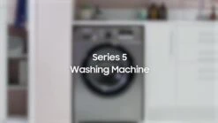 Samsung Series 5 WW80TA046AX/EU ecobubble™ Washing Machine - 8kg Load 1400rpm Spin B Rated - Graphite -Appliance Pro QULNJ SQ8 0000000527 GRAPHITE DVvL