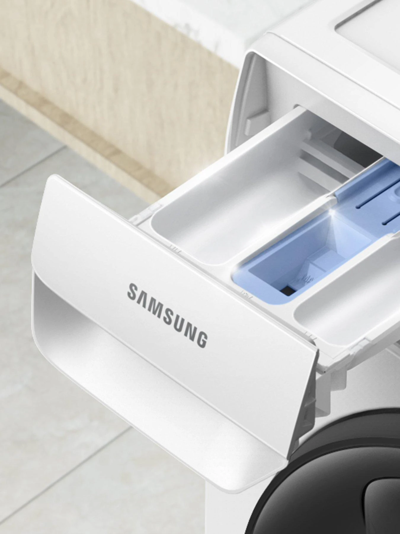 Samsung Series 5+ WW90T554DAW/S1 AddWash™ Washing Machine - 9kg Load 1400rpm Spin A Rated - White 8 Samsung Series 5+ WW90T554DAW/S1 AddWash™ Washing Machine - 9kg Load 1400rpm Spin A Rated - White - Image 6
