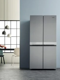 Hotpoint HQ9B1L 90cm Width, No Frost, American Style Multi-Door Fridge Freezer - Inox -Appliance Pro QUVN7 SQ3 0000000166 STAINLESS STEEL SLd1
