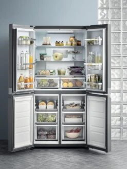 Hotpoint HQ9B1L 90cm Width, No Frost, American Style Multi-Door Fridge Freezer - Inox -Appliance Pro QUVN7 SQ4 0000000166 STAINLESS STEEL SLd2