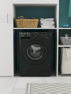 Indesit MTWC71252KUK 7kg Load, 1200 Spin Washing Machine - Black -Appliance Pro QUVPQ SQ3 0000000004 BLACK SLd1