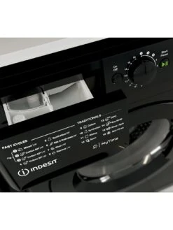 Indesit MTWC71252KUK 7kg Load, 1200 Spin Washing Machine - Black -Appliance Pro QUVPQ SQ6 0000000004 BLACK SLd4