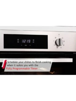 Hoover H-OVEN HOC3BF3058IN 60cm Hydro Easy Clean Oven - Black -Appliance Pro QVHY4 SQ5 0000000166 STAINLESS STEEL SLd3