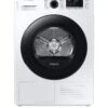 Samsung Series 5 DV80TA020AE/EU OptimalDry™ Heat Pump Tumble Dryer - 8kg Load A++ Rated - White -Appliance Pro QVM3J SQ1 0000000013 WHITE SLf