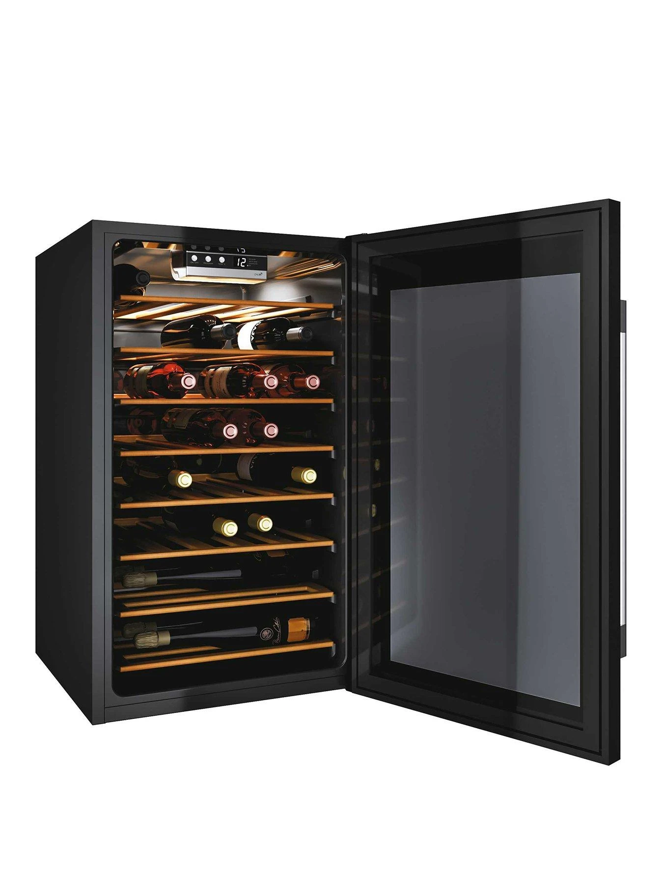 Hoover HWC 150 UKW/N Wine Cooler, 42 Bottle Capacity - Black 3 Hoover HWC 150 UKW/N Wine Cooler, 42 Bottle Capacity - Black