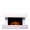 Adam Fires & Fireplaces Manola White Electric Wall Suite With Remote -Appliance Pro QY7MU SQ1 0000000088 NO COLOR SLf