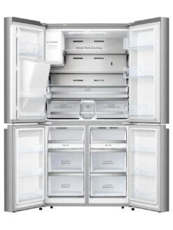 Hisense RQ760N4AIF 79cm Wide, Pure Flat, Multi Door Fridge Freezer With Water Dispenser -Appliance Pro R3RTF SQ4 0000000166 STAINLESS STEEL SLd2