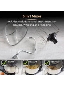 Tower 1000W Stand Mixer - Rose Gold 10 Tower 1000W Stand Mixer - Rose Gold -Appliance Pro R3UGY SQ3 0000000088 NO COLOR SLd1