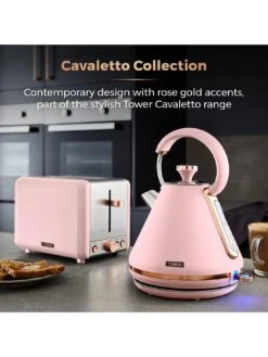 Tower Cavaletto 1.7L Pyramid Kettle - Pink 9 Tower Cavaletto 1.7L Pyramid Kettle - Pink -Appliance Pro R3UHT SQ3 0000000088 NO COLOR SLd1