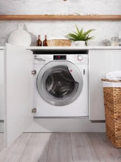 Hoover H-WASH 300 HBWS 49D1ACE Integrated 9kg Load Washing Machine With 1400 Rpm Spin - White 8 Hoover H-WASH 300 HBWS 49D1ACE Integrated 9kg Load Washing Machine With 1400 Rpm Spin - White -Appliance Pro R6647 SQ6 0000000013 WHITE SLd4