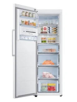 Samsung Series 5 RZ32M7125WW/EU Tall 1 Door Freezer With All-Around Cooling - F Rated - White -Appliance Pro RAQJ3 SQ3 0000000013 WHITE SLd1