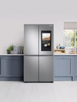 Samsung Family Hub RF65A977FSR/EU French Style Fridge Freezer With Beverage Center™ - F Rated - Real Stainless -Appliance Pro RAQJE SQ3 0000000035 SILVER SLd1