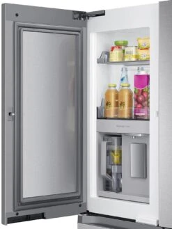 Samsung Family Hub RF65A977FSR/EU French Style Fridge Freezer With Beverage Center™ - F Rated - Real Stainless -Appliance Pro RAQJE SQ6 0000000035 SILVER SLd4