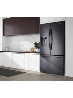 Samsung Series 8 RF23R62E3B1/EU French Style Fridge Freezer With Twin Cooling Plus™ - F Rated - Black Stainless -Appliance Pro RAQJH SQ3 0000000004 BLACK SLd1