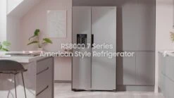 Samsung Series 7 RS67A8810B1/EU American Style Fridge Freezer With SpaceMax™ Technology - F Rated - Black Stainless -Appliance Pro RAQJP SQ8 0000000004 BLACK DVvL