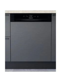 Hotpoint HBC2B19UKN Built-In 13-Place, Fullsize Dishwasher - Black -Appliance Pro RECPG SQ3 0000000004 BLACK SLd1
