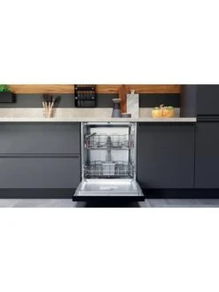 Hotpoint HBC2B19UKN Built-In 13-Place, Fullsize Dishwasher - Black -Appliance Pro RECPG SQ4 0000000004 BLACK SLd2