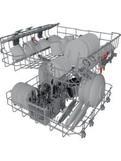 Hotpoint HBC2B19UKN Built-In 13-Place, Fullsize Dishwasher - Black -Appliance Pro RECPG SQ5 0000000004 BLACK SLd3