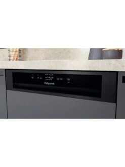 Hotpoint HBC2B19UKN Built-In 13-Place, Fullsize Dishwasher - Black -Appliance Pro RECPG SQ6 0000000004 BLACK SLd4