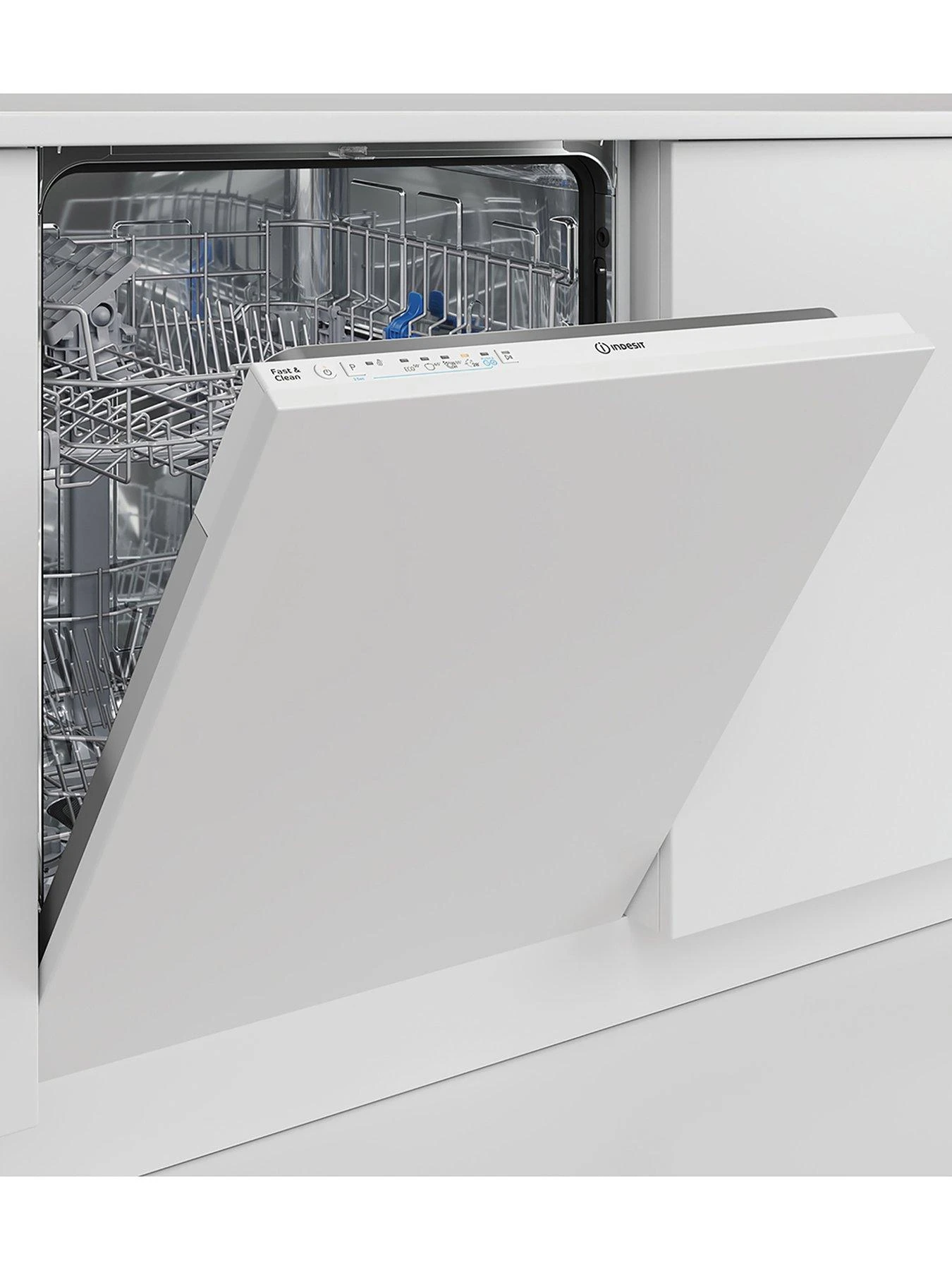Indesit DIE2B19UK Built-In 13-Place, Full-Size Dishwasher - White 4 Indesit DIE2B19UK Built-In 13-Place, Full-Size Dishwasher - White - Image 2