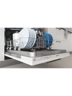 Indesit DIE2B19UK Built-In 13-Place, Full-Size Dishwasher - White 12 Indesit DIE2B19UK Built-In 13-Place, Full-Size Dishwasher - White -Appliance Pro RECPL SQ5 0000000013 WHITE SLd3