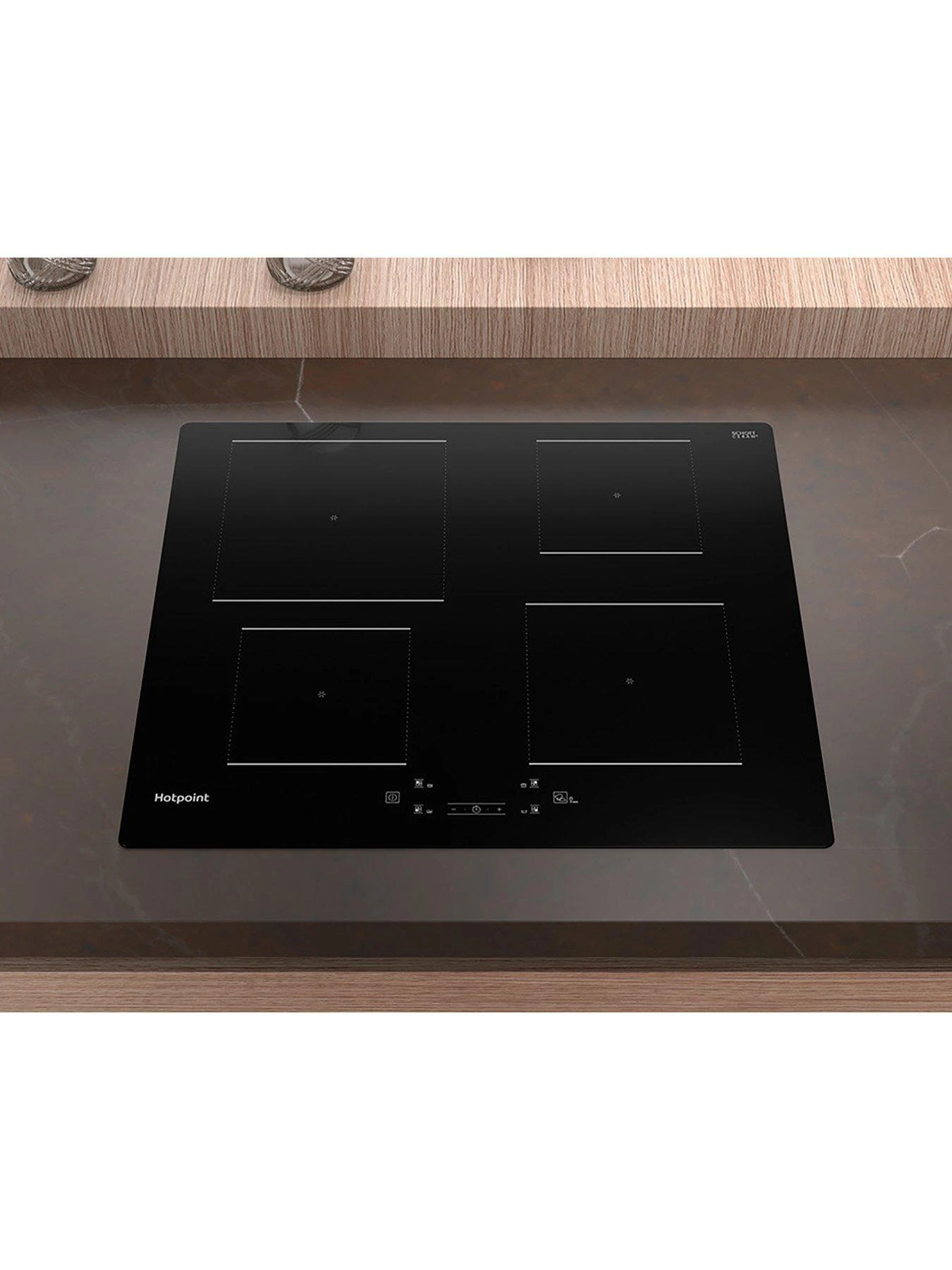 Hotpoint TQ1460SNE 60cm Wide Built-In Induction Hob - Black 5 Hotpoint TQ1460SNE 60cm Wide Built-In Induction Hob - Black - Image 3