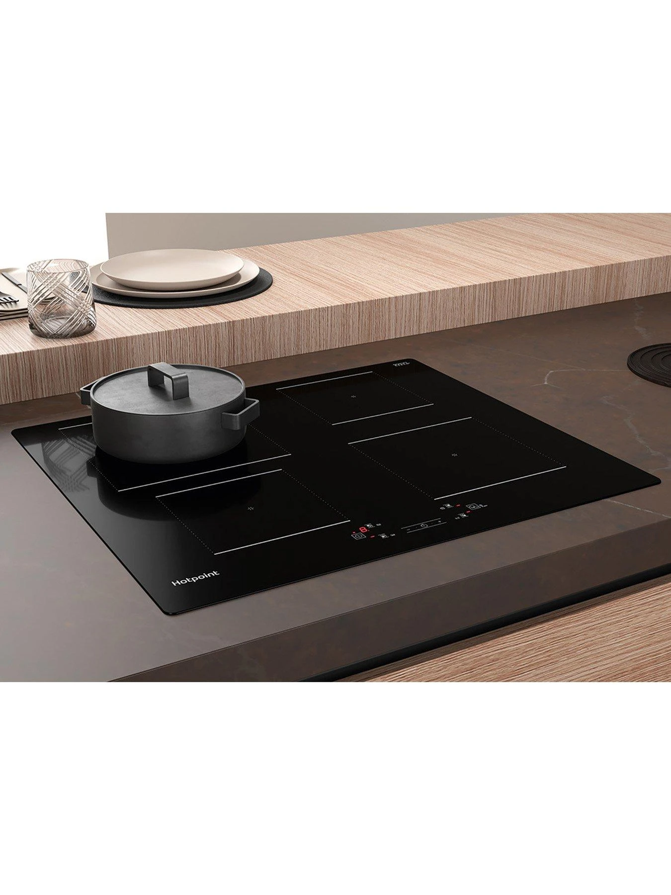 Hotpoint TQ1460SNE 60cm Wide Built-In Induction Hob - Black 7 Hotpoint TQ1460SNE 60cm Wide Built-In Induction Hob - Black - Image 5