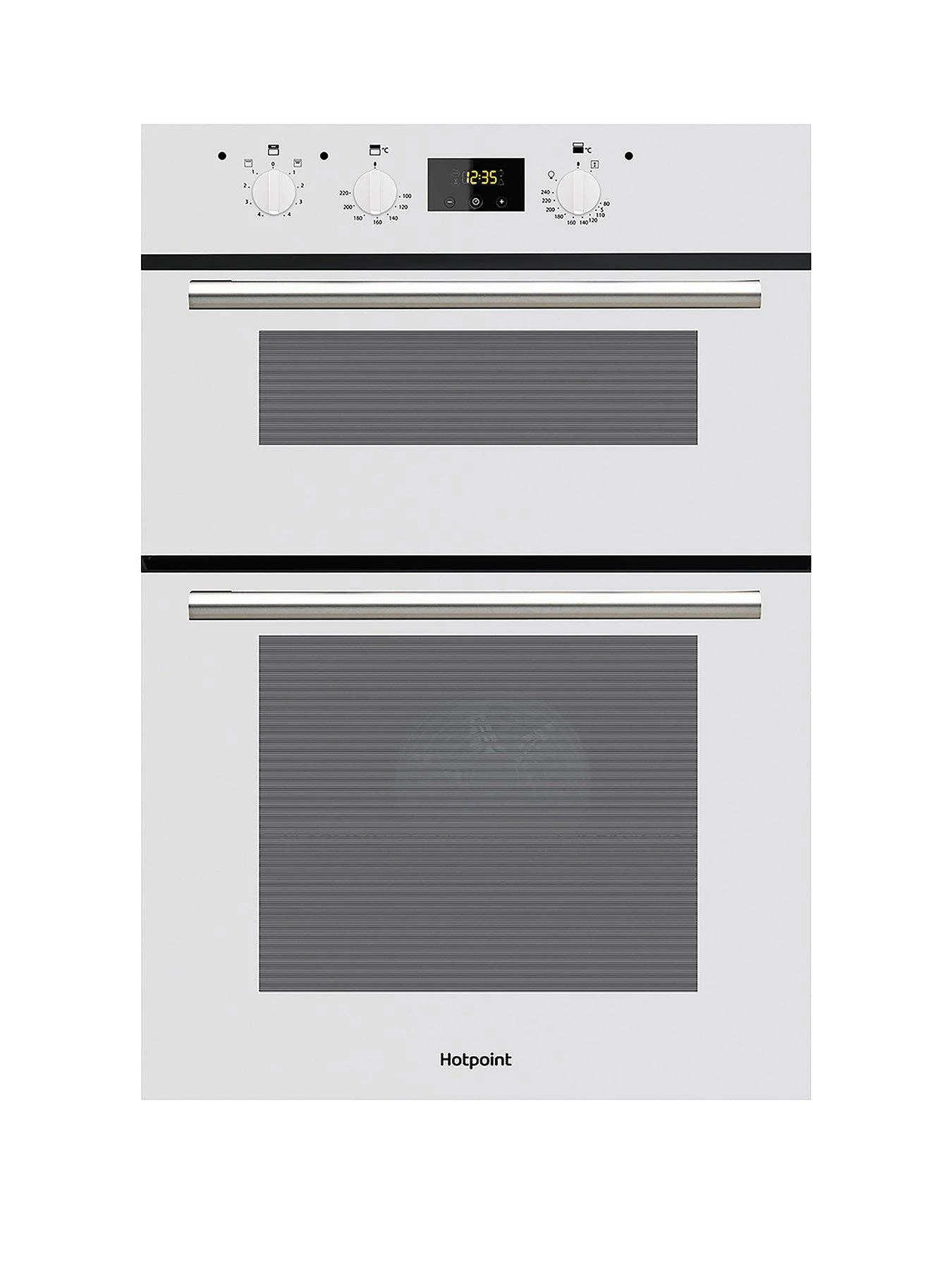 Hotpoint DD2540WH Built-In 60cm Width, Electric Double Oven - White 3 Hotpoint DD2540WH Built-In 60cm Width, Electric Double Oven - White